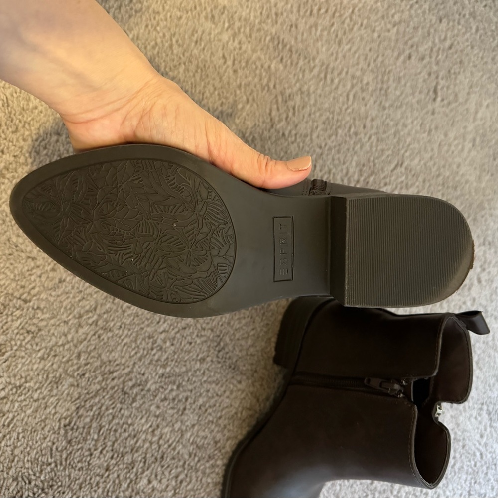 Brown Ankle Boots Size 5 1/2